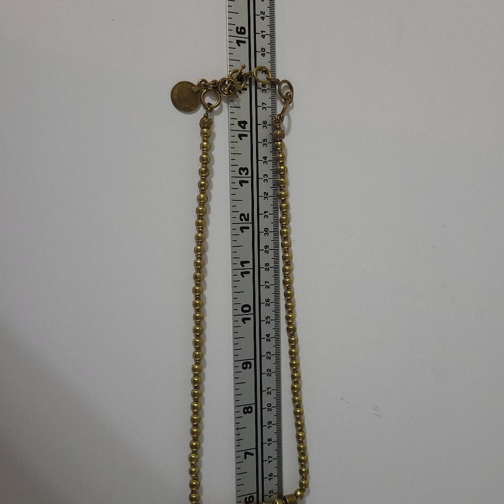 Child of Wild Bodrum Necklace Brass Chunky Coin - Picture 8 of 12